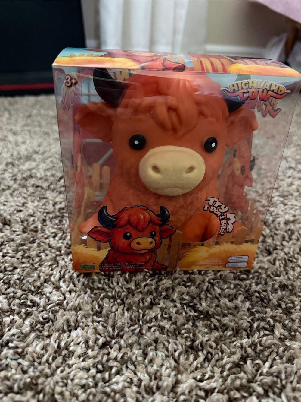 Highland Cow Squishy Toy